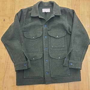 Filson Single Mackinaw Wool Cruiser Jacket size 42